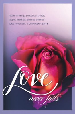 Love Never Fails Bulletin (Pack of 100)