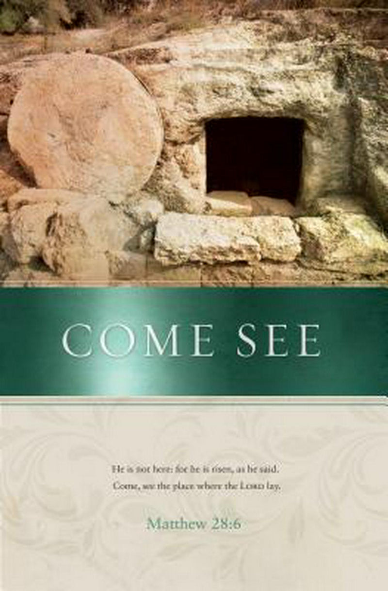 Easter Come And See Bulletin (Pack of 100)
