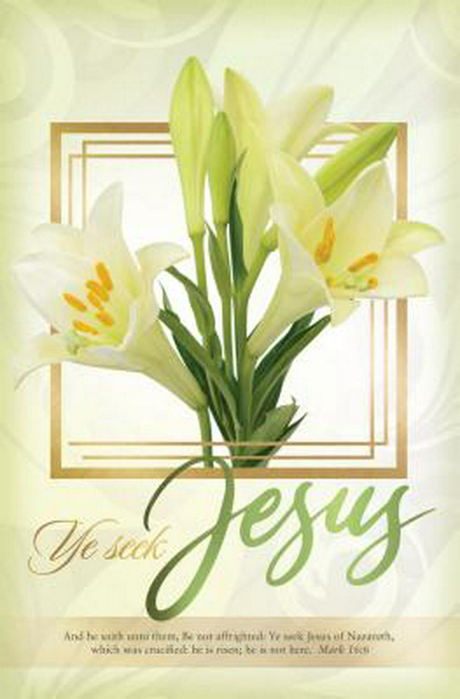 Ye Seek Jesus Bulletin (Pack of 100) - Re-vived