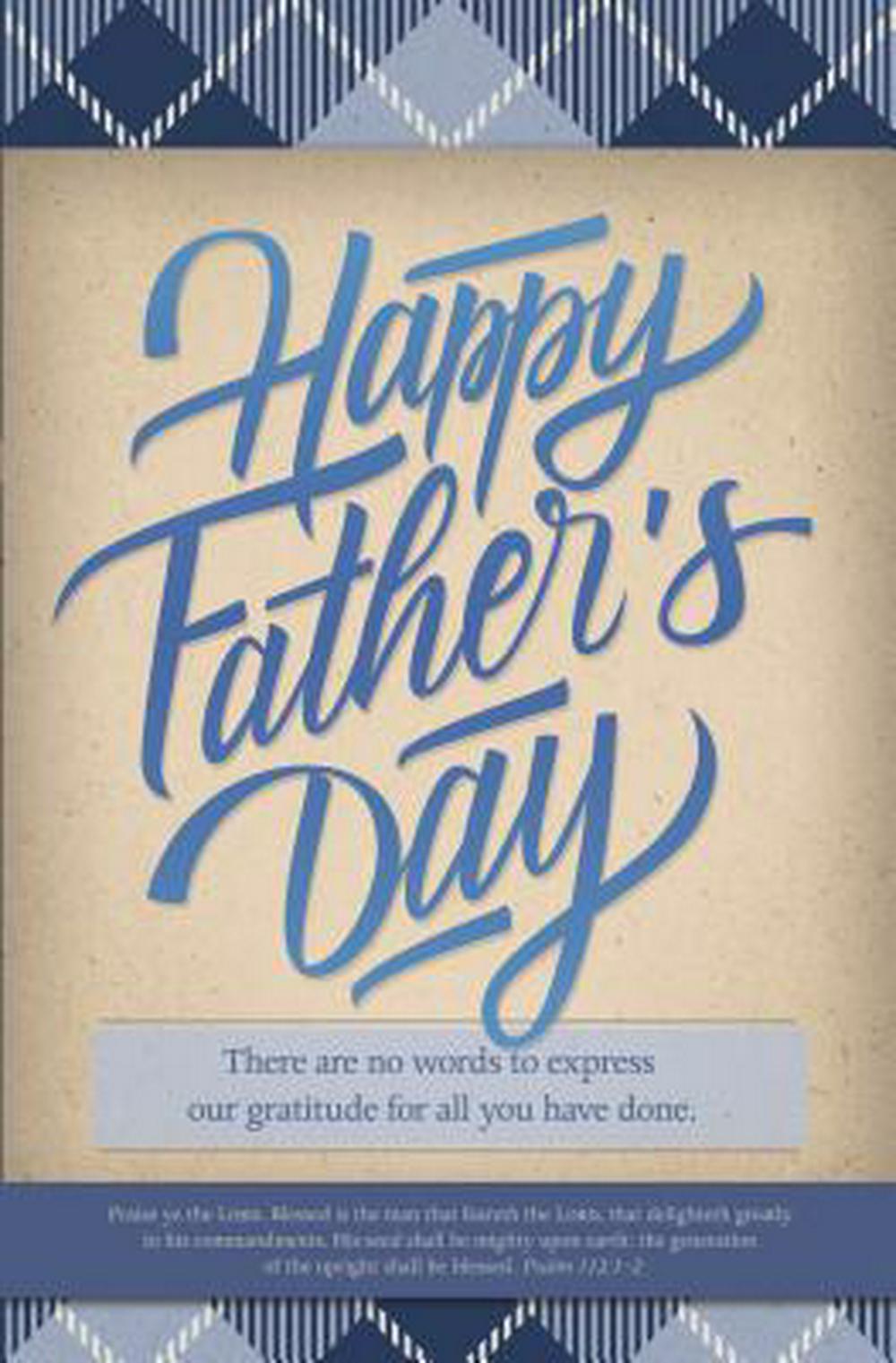 Happy Father's Day Bulletin (Pack of 100) - Re-vived