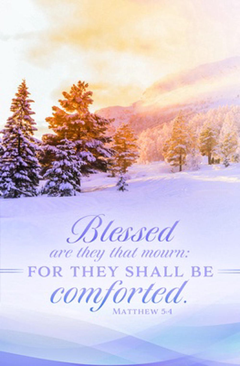 For They Shall be Comforted Funeral Bulletin (pack of 100)