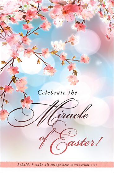Celebrate the Miracle of Easter Bulletin (Pack of 100)