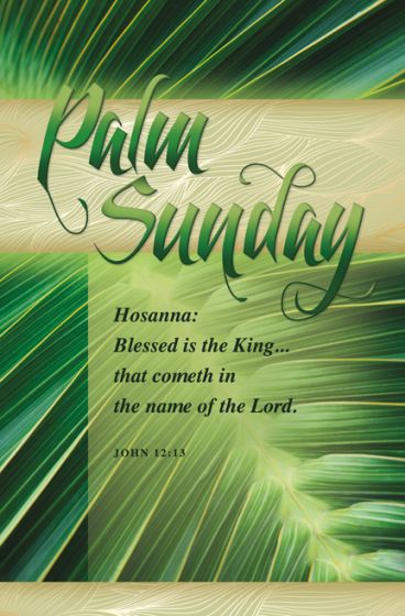 Palm Sunday Hosanna Bulletin (Pack of 100) - Re-vived