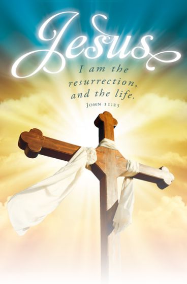 I Am the Resurrection Easter Bulletin (Pack of 100) - Re-vived
