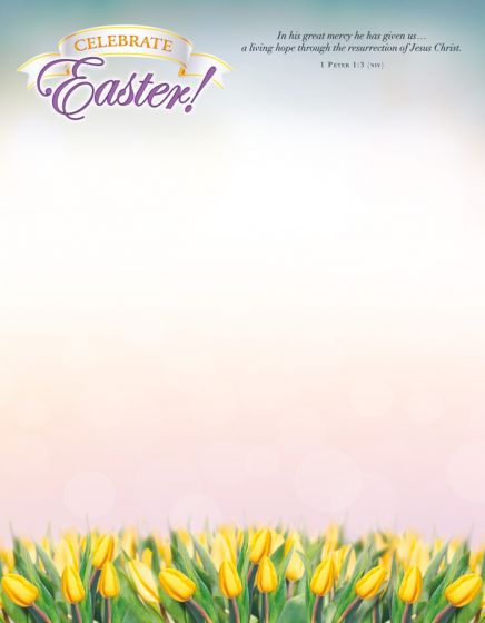 Celebrate Easter! Letterhead (Pack of 100) - Re-vived