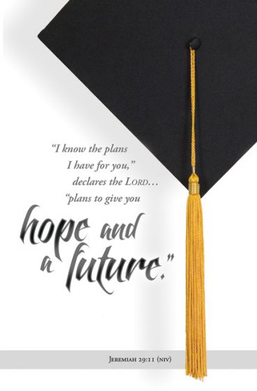 I Know the Plans Graduation Bulletin (Pack of 100) - Re-vived