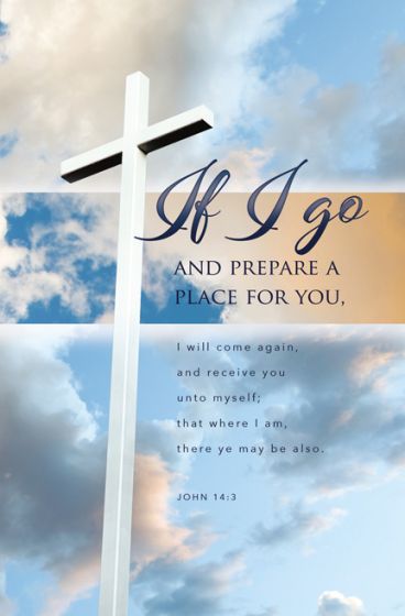 I prepare a Place Funeral Bulletin (Pack of 100)