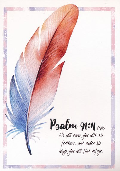 Boxed Card All Occassions - Under His Wings (pack of 12) - Re-vived