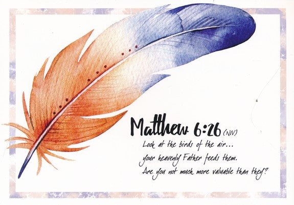 Boxed Card All Occassions - Under His Wings (pack of 12) - Re-vived