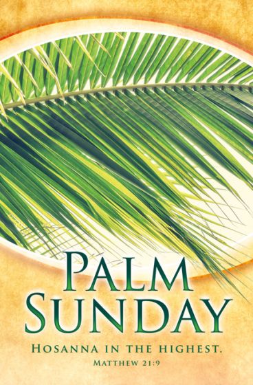 Palm Sunday Hosanna in the Highest Bulletin (Pack of 100) - Re-vived