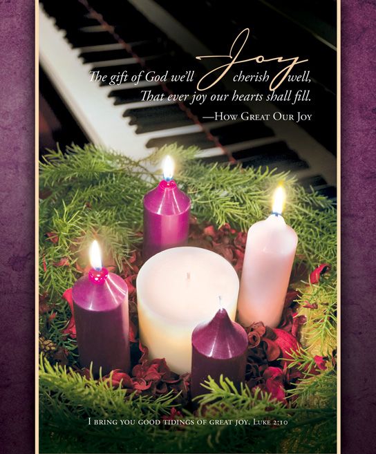 Advent Joy Bulletin Large (Pack of 100) - Re-vived
