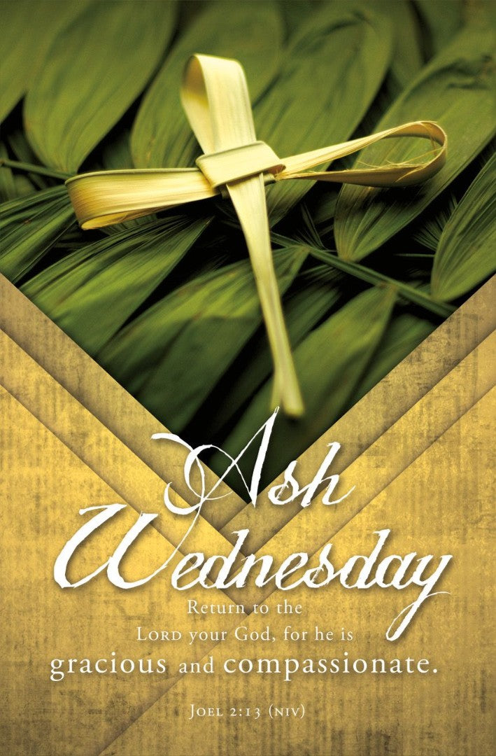 Ash Wednesday Bulletin (pack of 100)