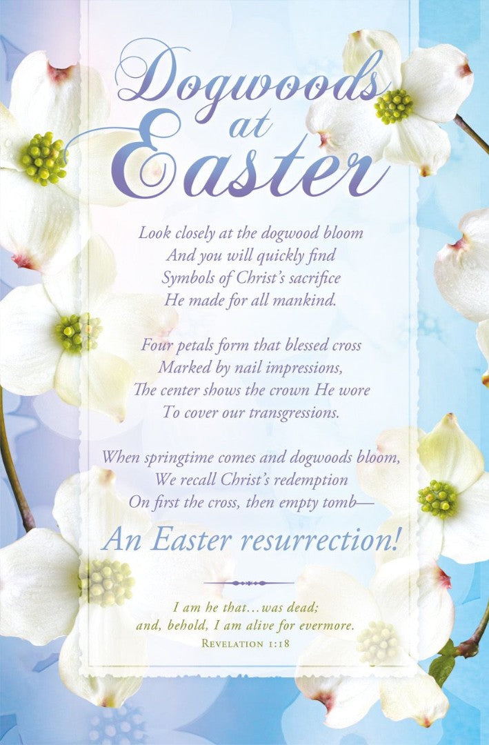 Dogswood at Easter Bulletin (pack of 100) - Re-vived