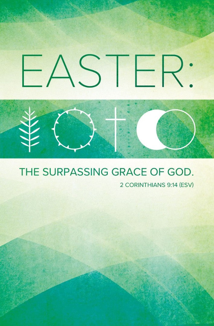 Easter: The Surpassing Grace of God Bulletin (pack of 100) - Re-vived