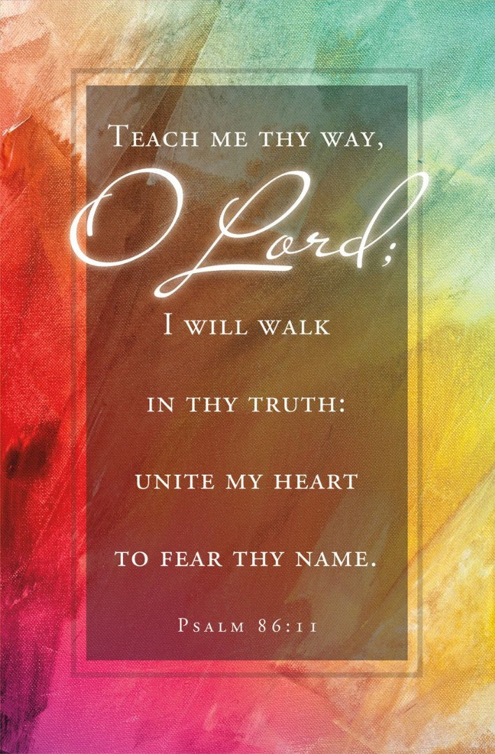 Teach Me Thy Way Bulletin (pack of 100) - Re-vived