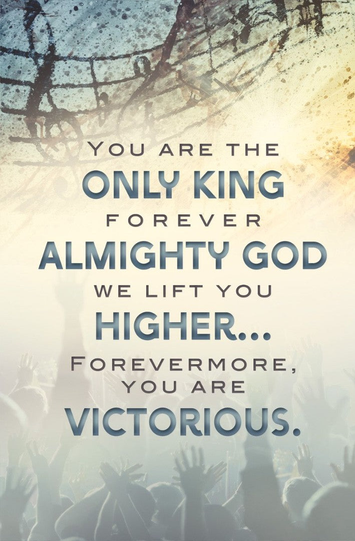 You are the Only King Music Bulletin (pack of 100) - Re-vived