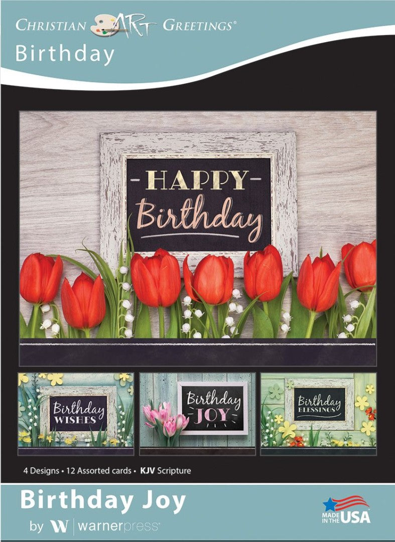 Boxed Cards - Birthday Joy (pack of 12)
