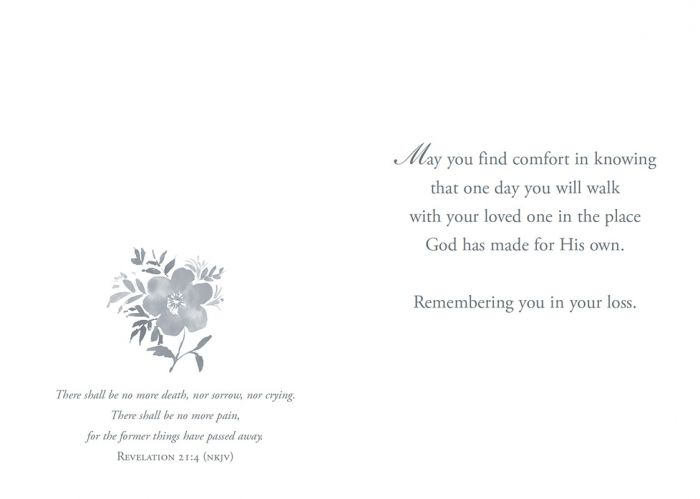 Comforting Condolences Sympathy Boxed Cards (pack of 12)