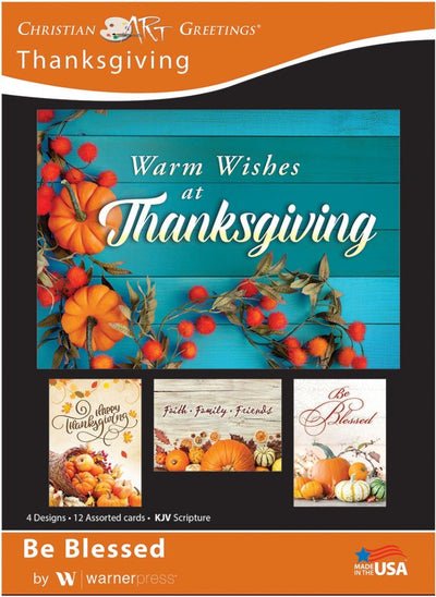 Be Blessed Thanksgiving Boxed Cards (pack of 12) - Re-vived