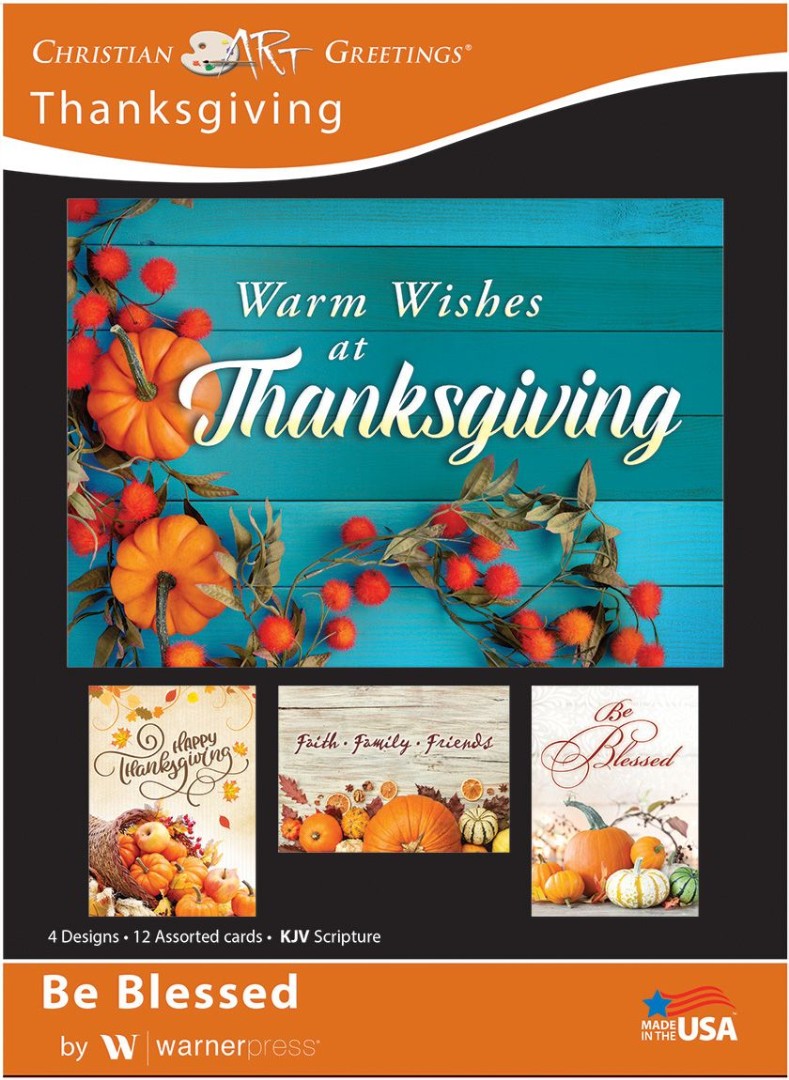 Be Blessed Thanksgiving Boxed Cards (pack of 12) - Re-vived