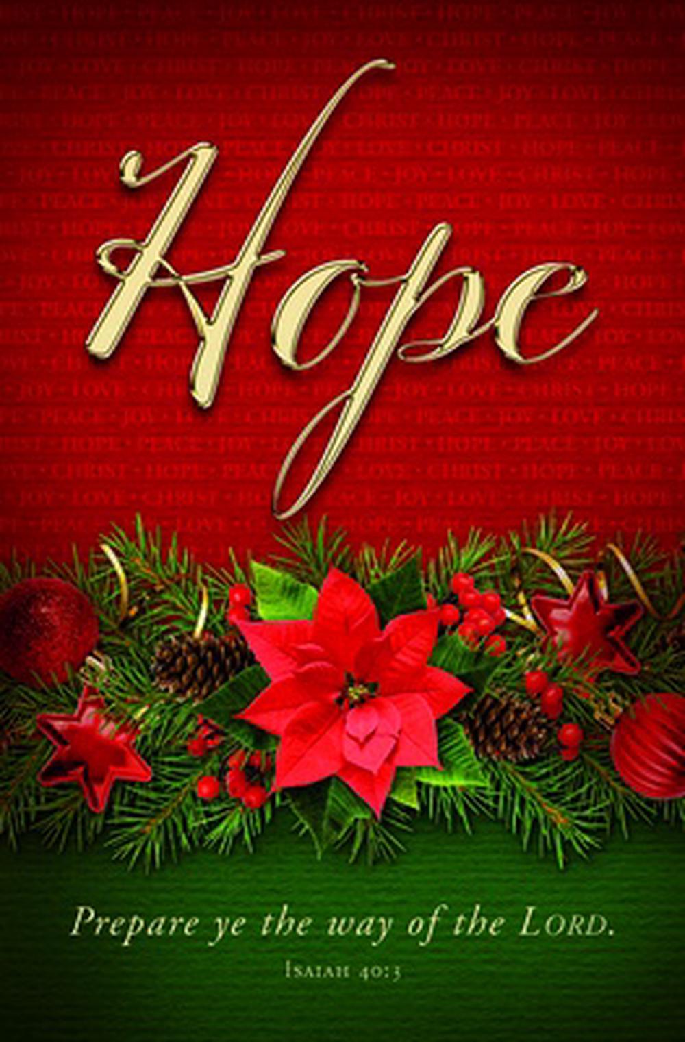 Hope Advent Bulletin (pack of 100) - Re-vived
