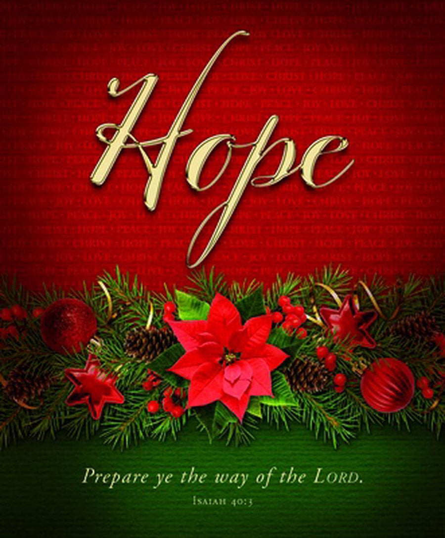 Hope Advent Large Bulletin (pack of 100) - Re-vived