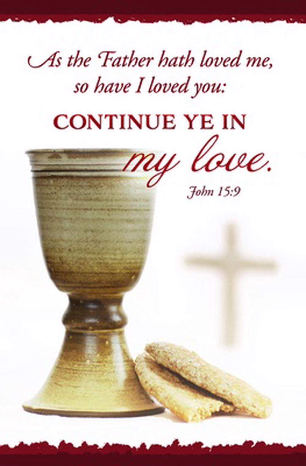 Continue Ye in My Love Bulletin (pack of 100) - Re-vived
