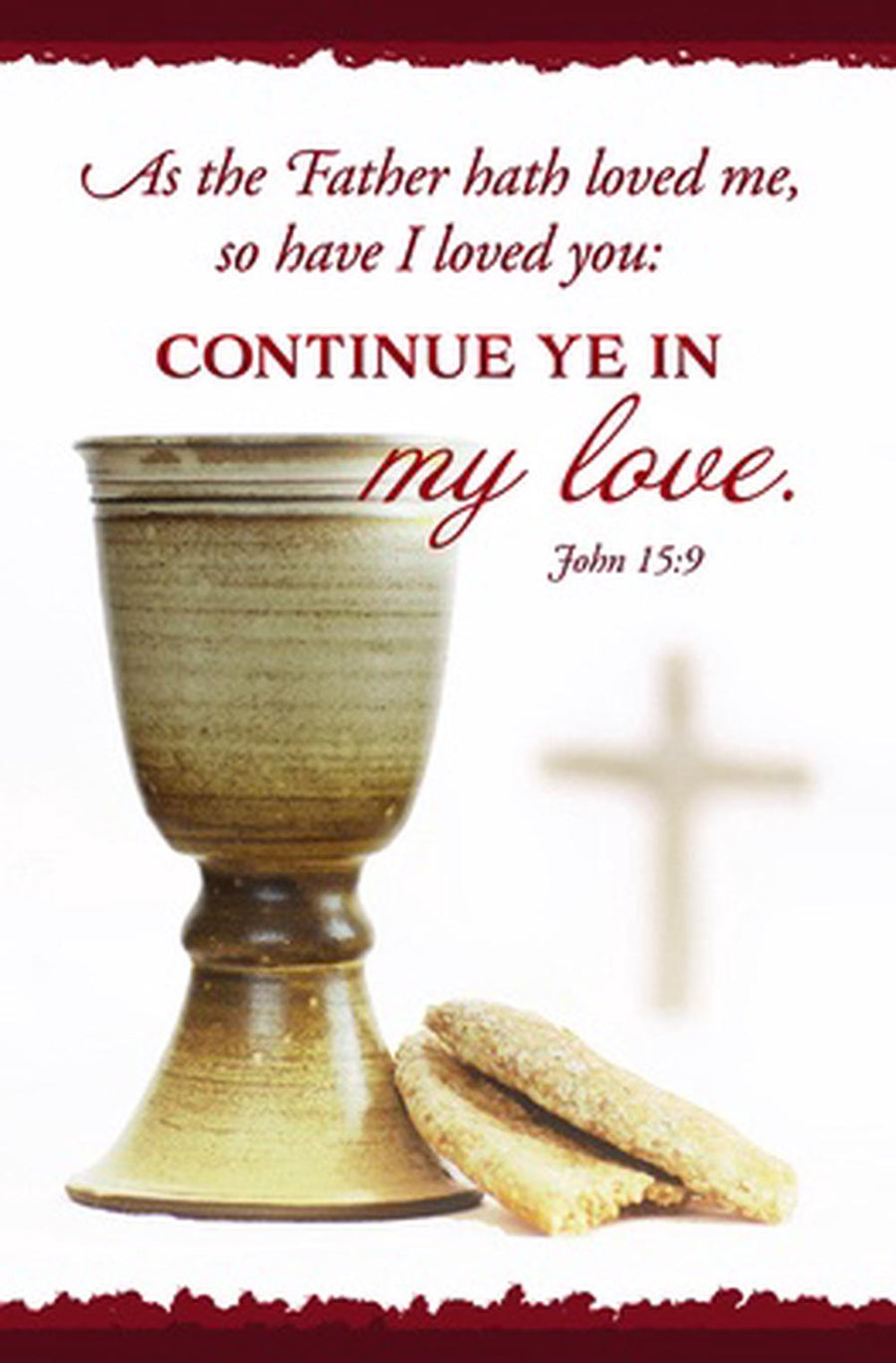 Continue Ye in My Love Bulletin (pack of 100) - Re-vived