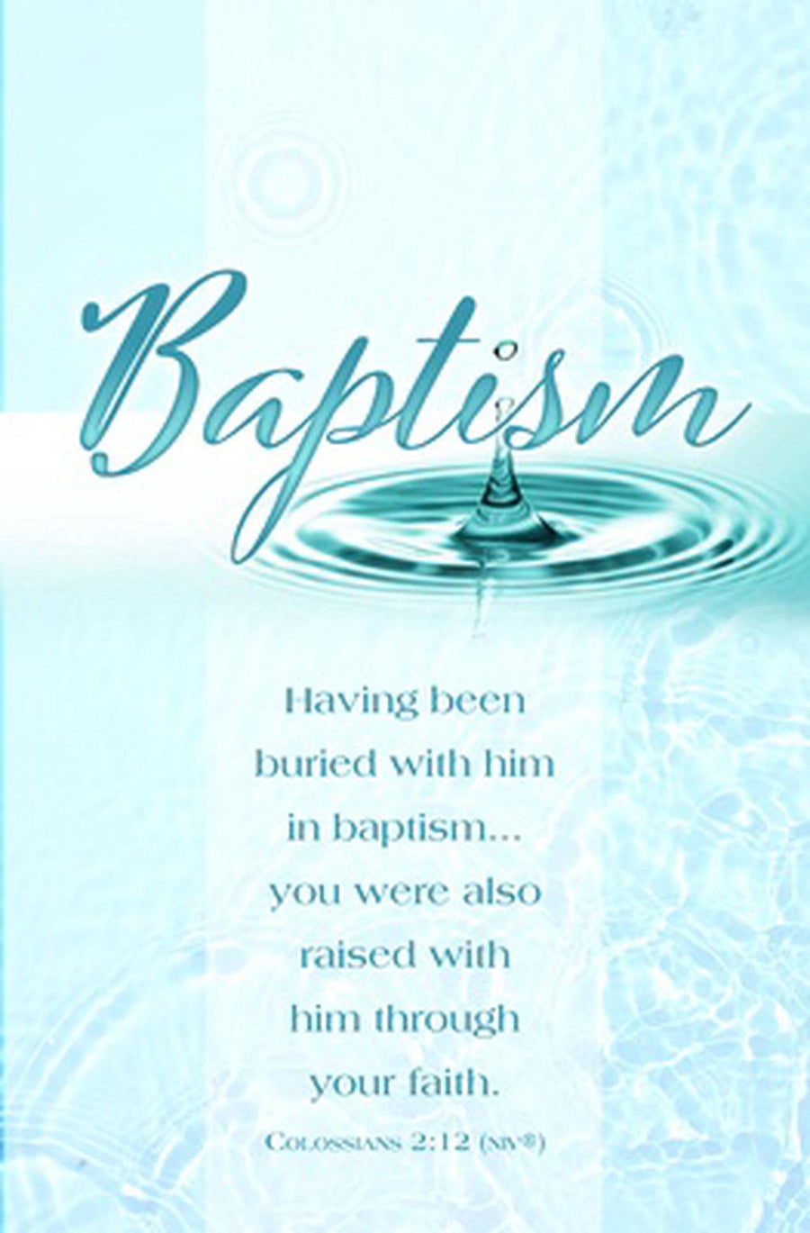 Baptism Colossians 2:12 Bulletin (pack of 100) - Re-vived