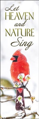 Let Heaven and Nature Sing Bookmark (pack of 25)