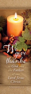 We Give Thanks to God Bookmark (pack of 25) - Re-vived