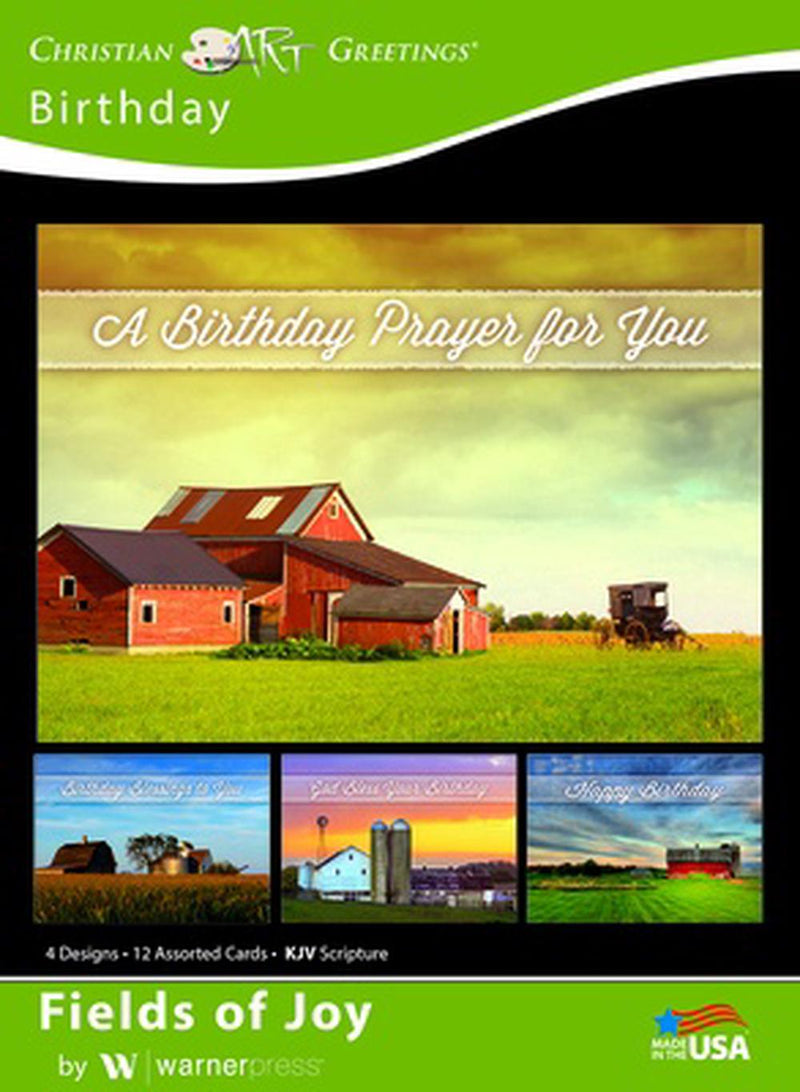 Boxed Greeting Cards - Birthday Fields of Joy