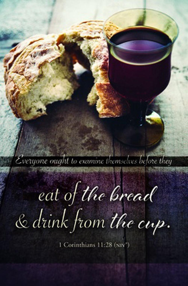 Communion Eat of teh Bread Bulletin (Pack of 100)