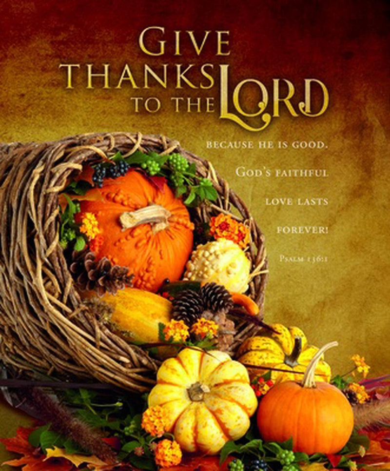 Give Thanks to the Lord Large Bulletin (pack of 100)