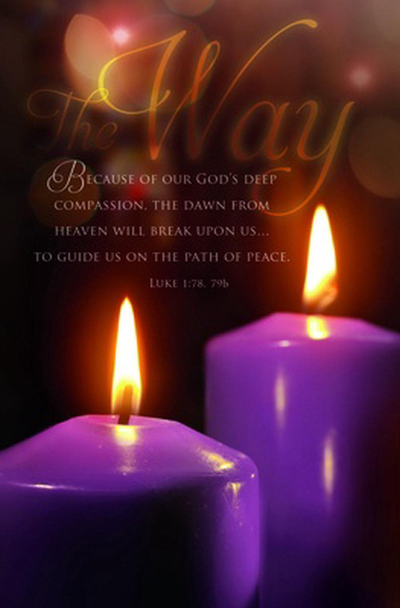 The Way Scripture Advent Bulletin (pack of 100)