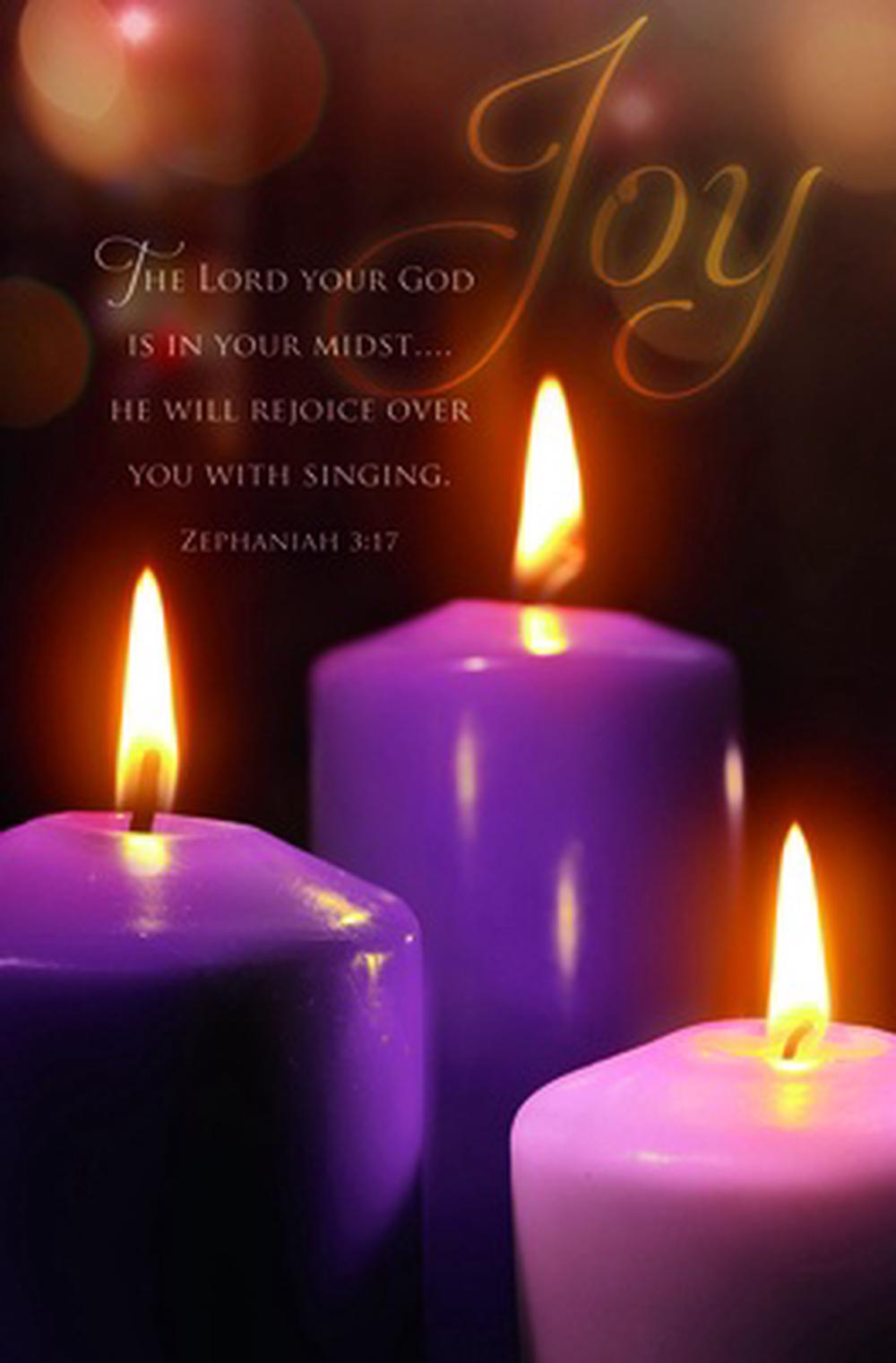 Joy Scripture Advent Bulletin (pack of 100) - Re-vived