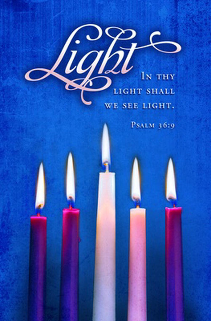 Light Advent Candles Bulletin (100 pack)