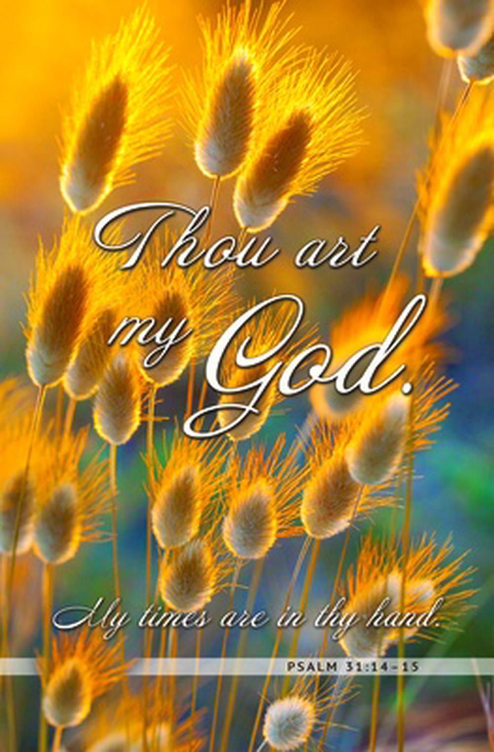 Thou Art My God Bulletin (pack of 100) - Re-vived