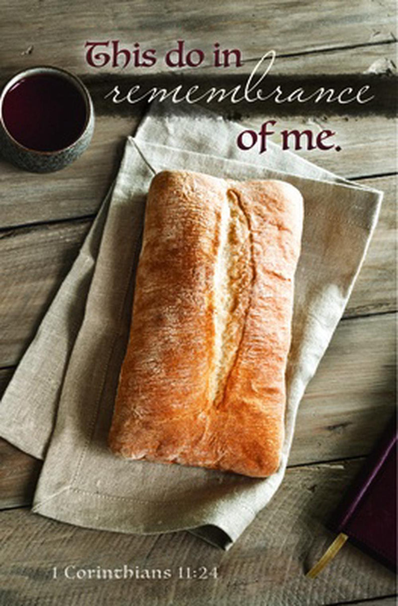 Remembrance of Me Comunion Bulletin (pack of 100)