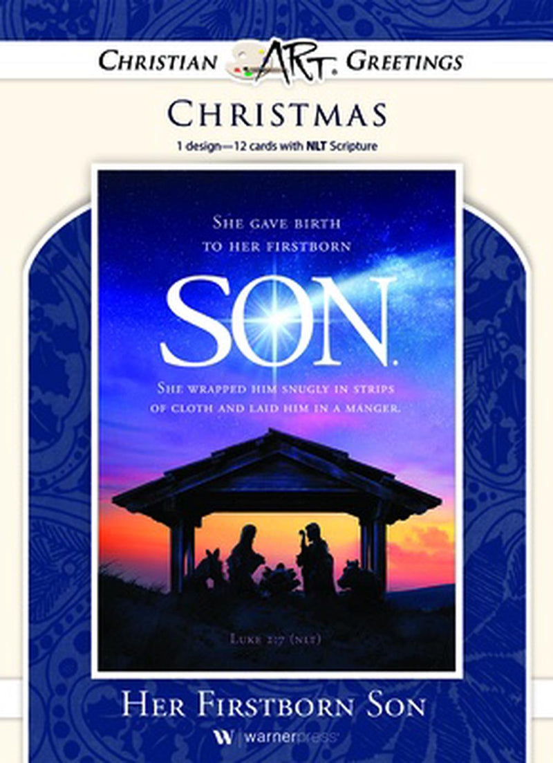 Her Firstborn Son Boxed Christmas Cards (pack of 12)
