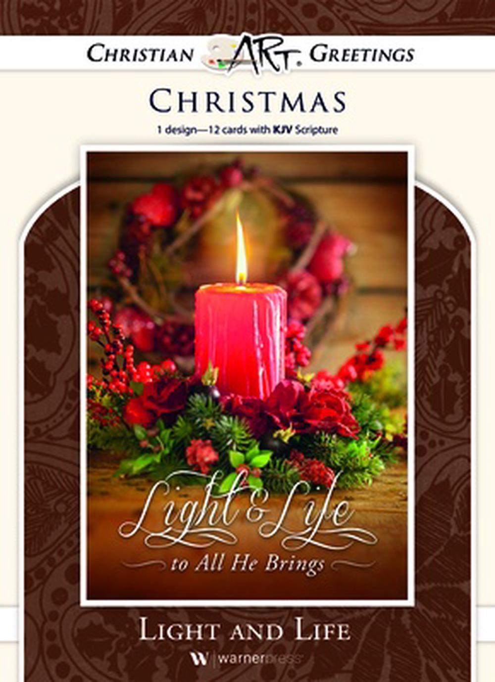 Light and Life Boxed Christmas Cards (pack of 12) - Re-vived