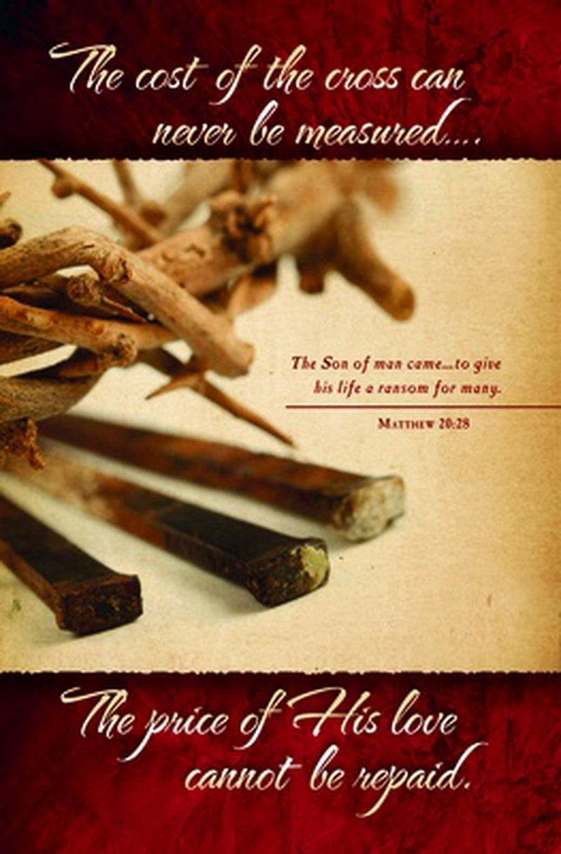 Cost of the Cross Good Friday Bulletin (pack of 100)