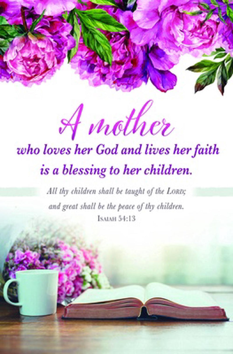 A Mother Who Loves Her God Bulletin (pack of 100)