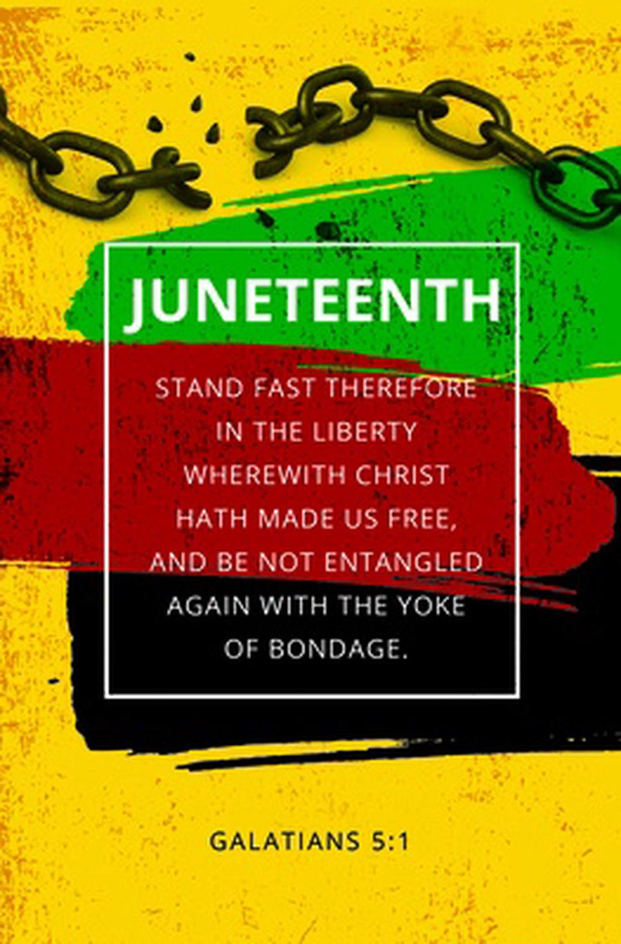 Juneteenth Heritage Bulletin (pack of 100) - Re-vived