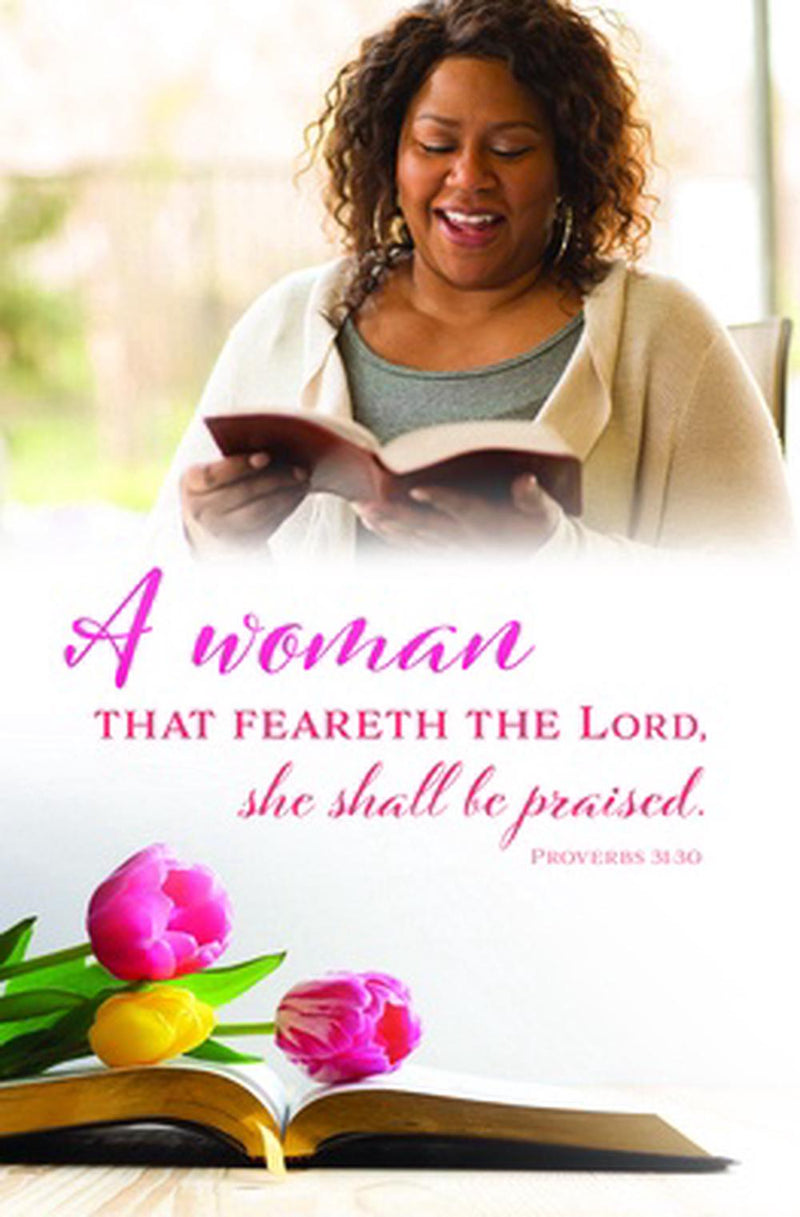 A Woman that Feareth the Lord Bulletin (pack of 100)