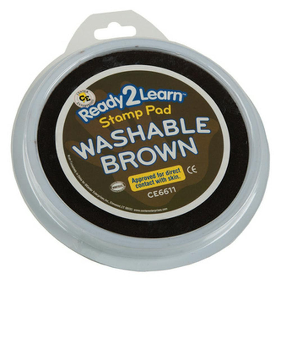 VBS Large Round Stamp Pad Brown - Re-vived