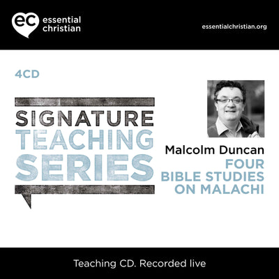 Malachi: Signature Teaching Series 4 Talk Audio CD - Re-vived