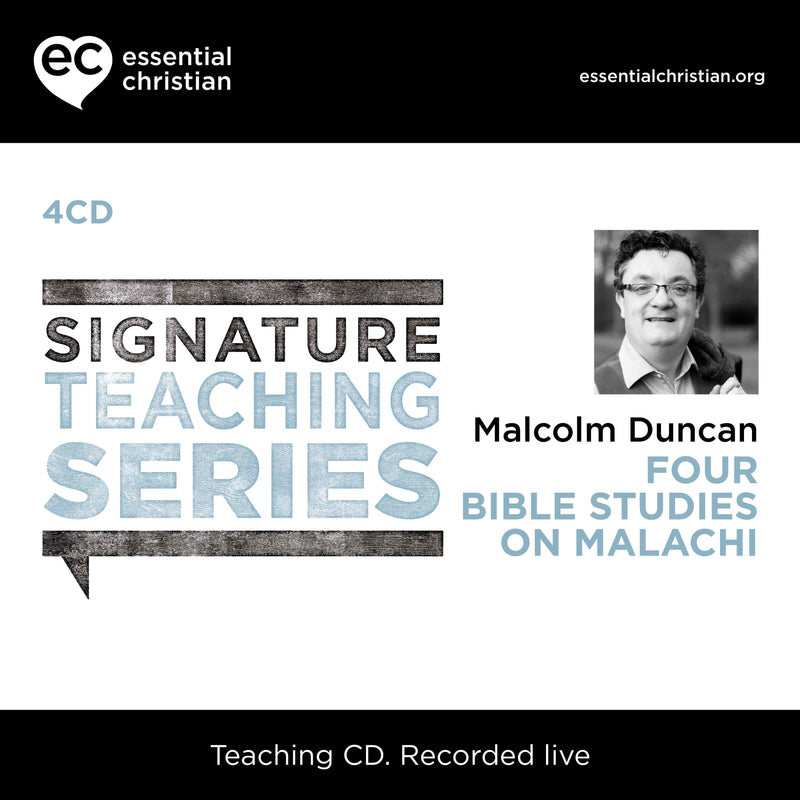 Malachi: Signature Teaching Series 4 Talk Audio CD