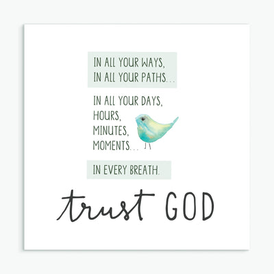 Trust God - Greeting Card - Re-vived