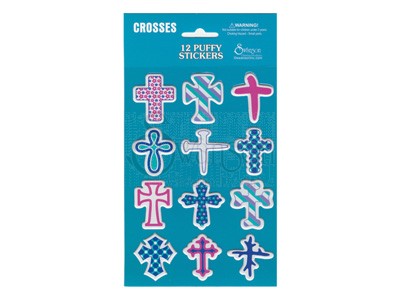 Puffy Stickers Cross